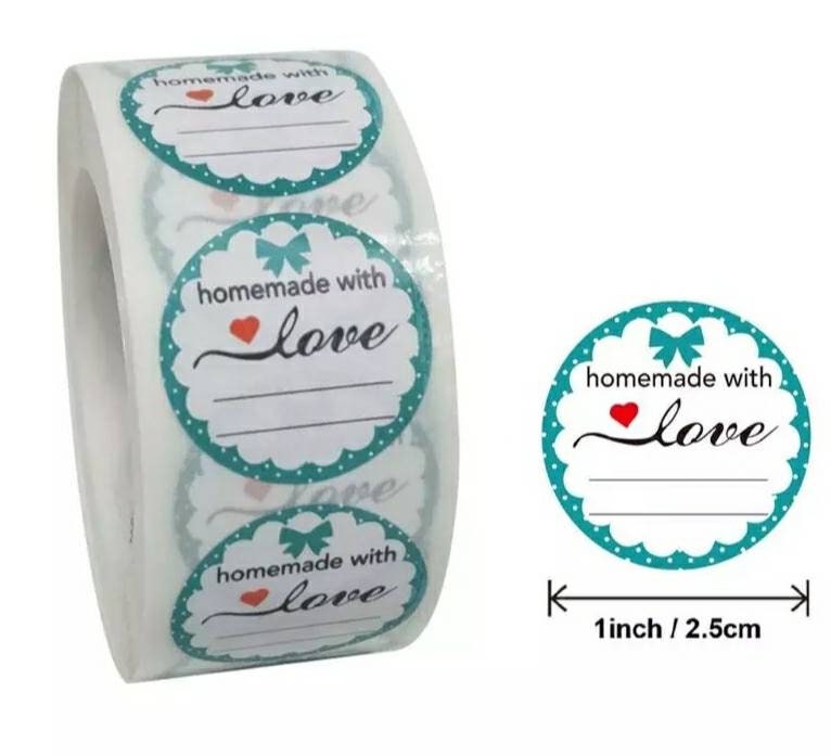 Homemade Stickers  Labels Stickers Round Stickers Thank You For Supporting My Small Business