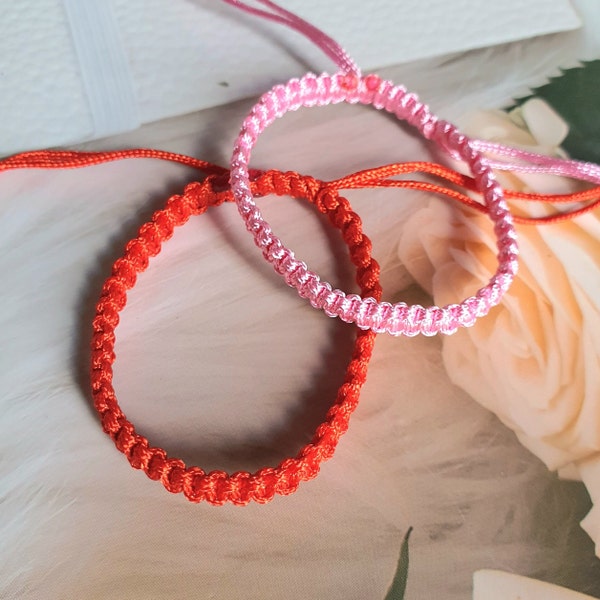 Handmade baby bracelet,red string bracelet,handmade baby bracelet,baby birthday gift