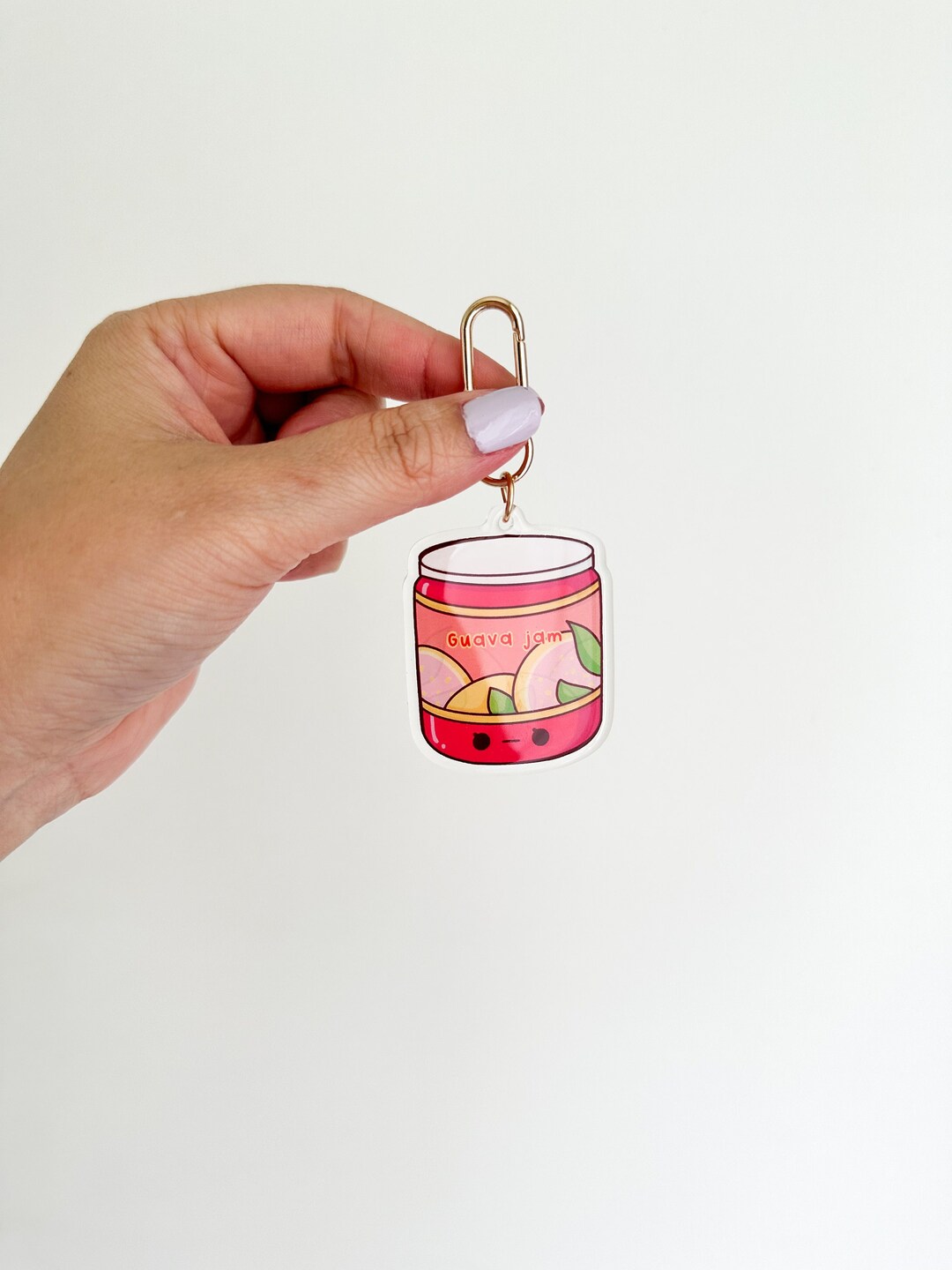 GUAVA JAM Keychain // Fruit Jam, Hawaii Food, Souvenir, Tropical Fruit ...
