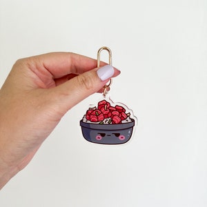 POKE BOWL keychain // hawaiian food, local grindz, beach vibes, hawaii, seafood, foodie, tropical food, island souvenir, kawaii hawaii