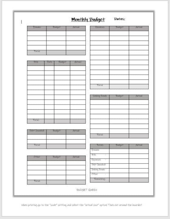 It is an image of Printable Monthly Budget Planner with regard to easy It's just a photo of Printable Monthly Budget Planner with regard to easy