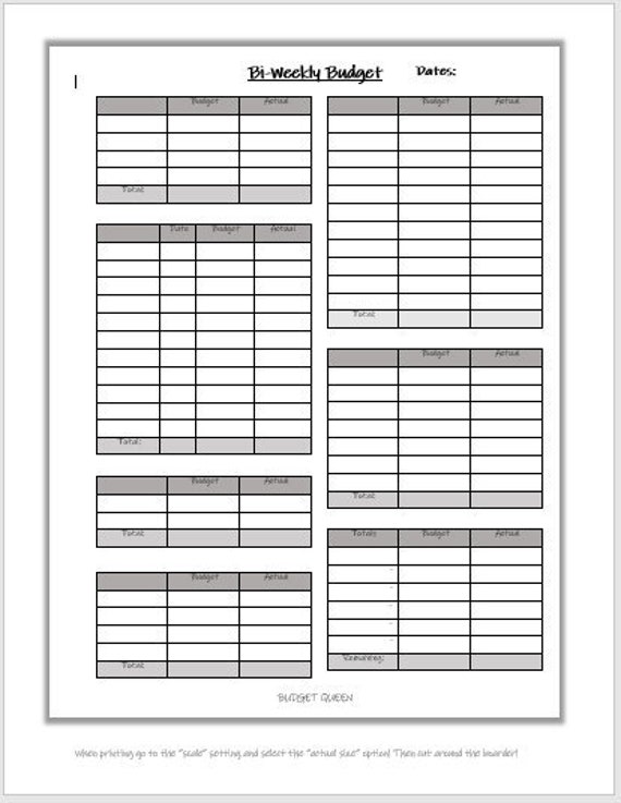 budget planner biweekly pay budget planner biweekly pay