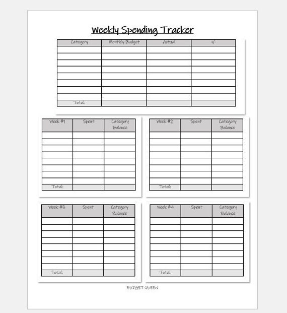 Weekly Tracker Template from i.etsystatic.com