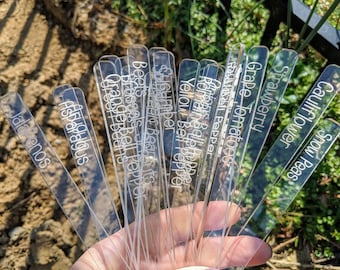 Fruit and Vegetable Garden Marker Digital File, set of 36, Laser File, Plant Label, Large Garden Stake, Ai, SVG