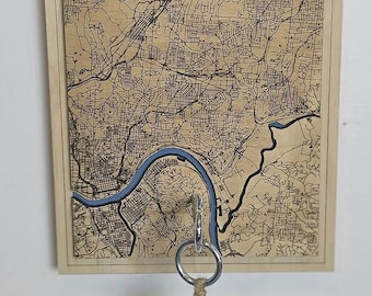 Queen City Hook + Loop-spel | Cincinnati-karta | Bimini-kastning | Tiki-kastning