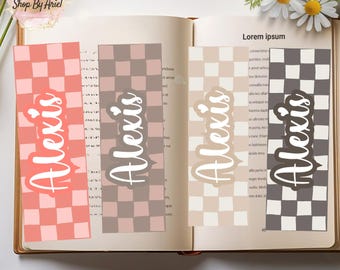 Marcapáginas para mujer/Regalo personalizado/Regalos para amantes de los libros/Regalo para amantes de los libros/Regalos para lectores/Booktok/Bookish/Marcapáginas para mujer