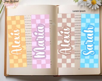 Marcapáginas para mujer/Regalo personalizado/Regalos para amantes de los libros/Regalo para amantes de los libros/Regalos para lectores/Booktok/Bookish/Marcapáginas para mujer