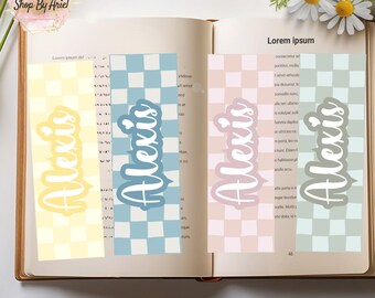 Marcapáginas para mujer/Regalo personalizado/Regalos para amantes de los libros/Regalo para amantes de los libros/Regalos para lectores/Booktok/Bookish/Marcapáginas para mujer