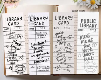 Marcapáginas hechos a mano para amantes de la lectura / Regalos bonitos para lectores, amantes de la lectura y clubes de lectura / Accesorios de lectura estéticos