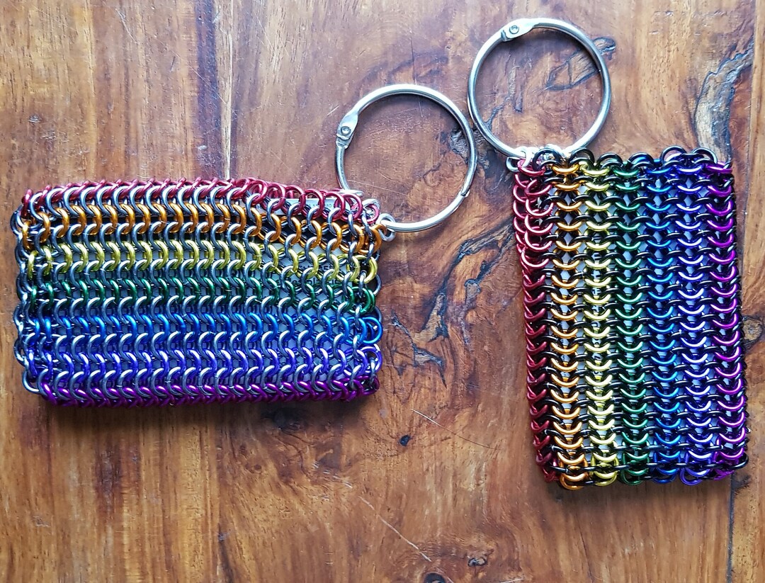 Chainmail Credit Card Wallet - Etsy