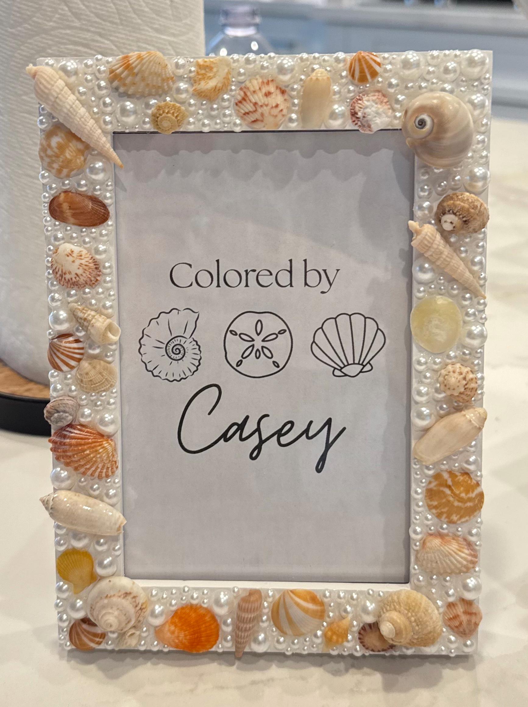 Gold Shell Picture Frame Shell Picture Frame - Etsy