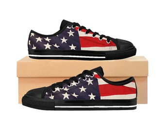 american military patriotic veteran sport sneakers