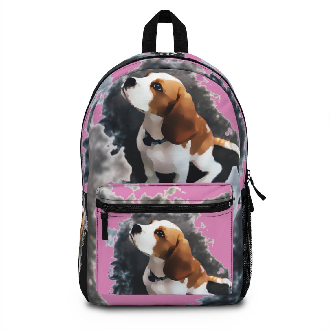 Beagle Backpack made in USA Pink Dog Backpack Beagle Gift Etsy
