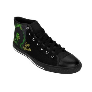 Jimi Hendrix Sneakers Mens Hendrix Tennis Shoes Hendrix High Tops Retro Rock Music Sneakers Musician Retro Sneakers image 8