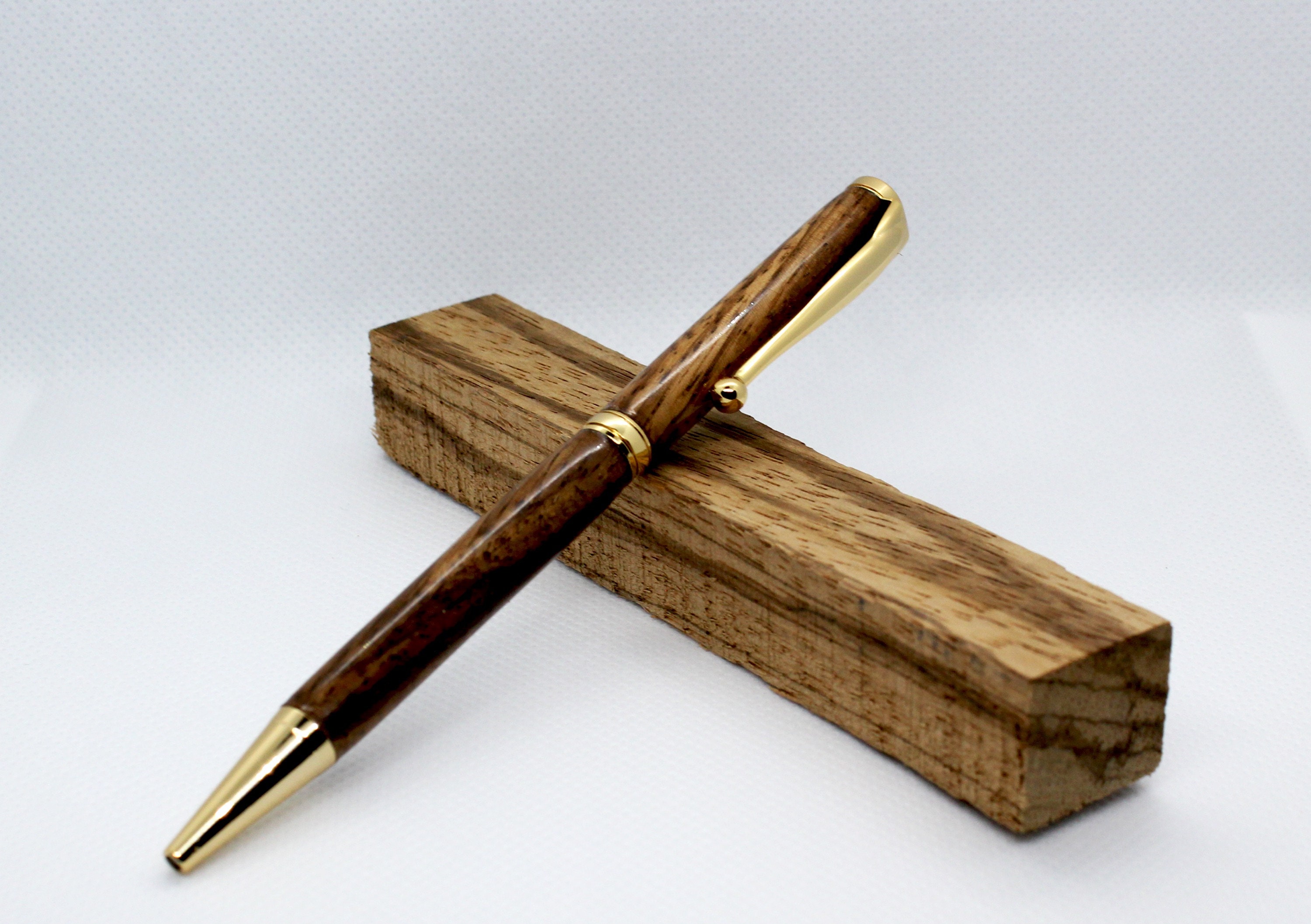 Hand Turned Zebra Wood Pen Etsy Australia