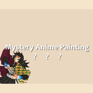Mystery Anime Gemälde (bitte lesen Sie die Beschreibung)