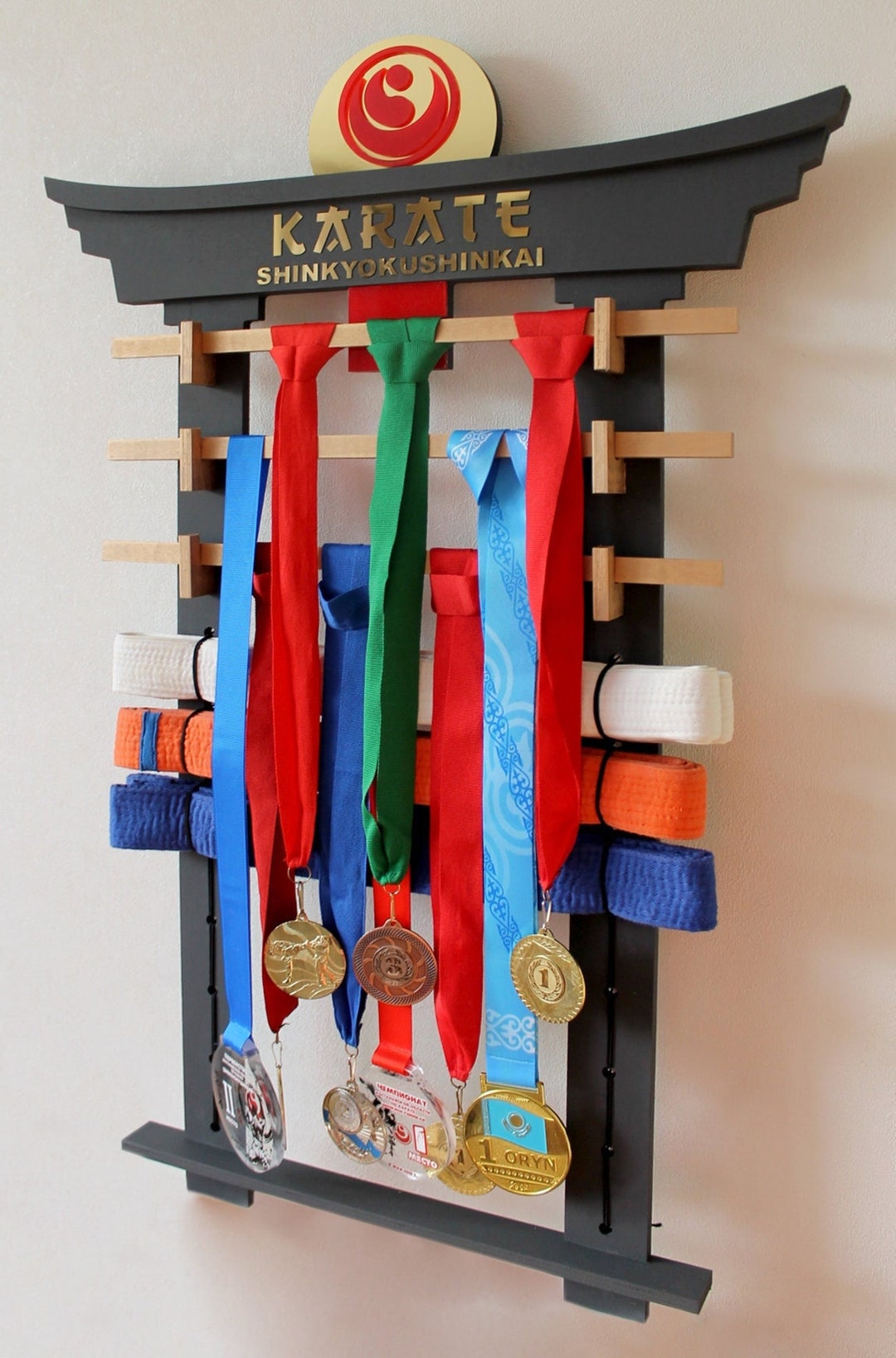 Shinkyokushin Karate Judo Shotokan Medal Winner Belt Winner Etsy