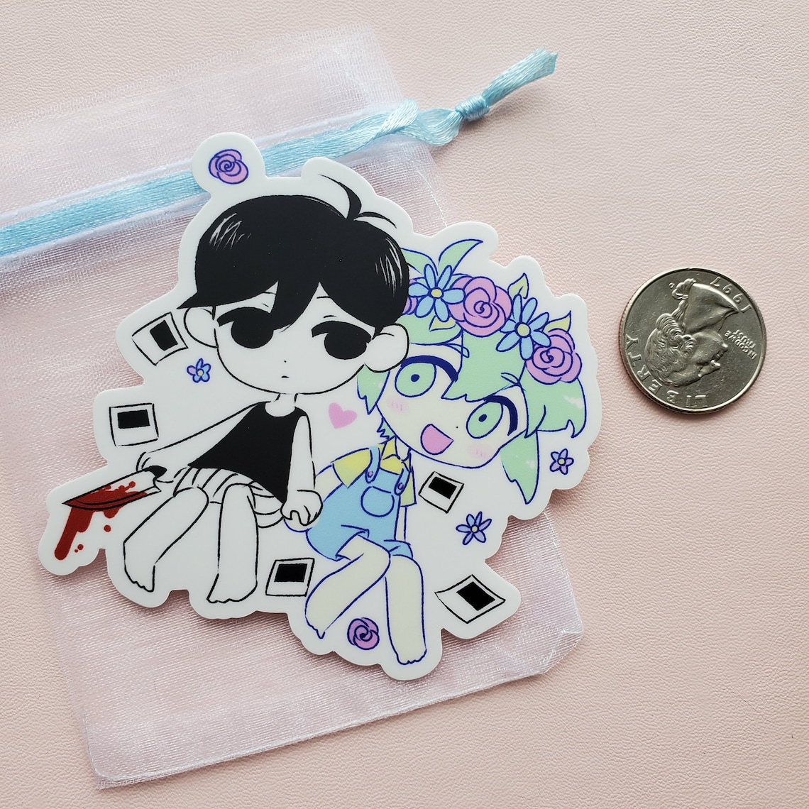 Omori Sunny Basil Vinyl Sticker Etsy