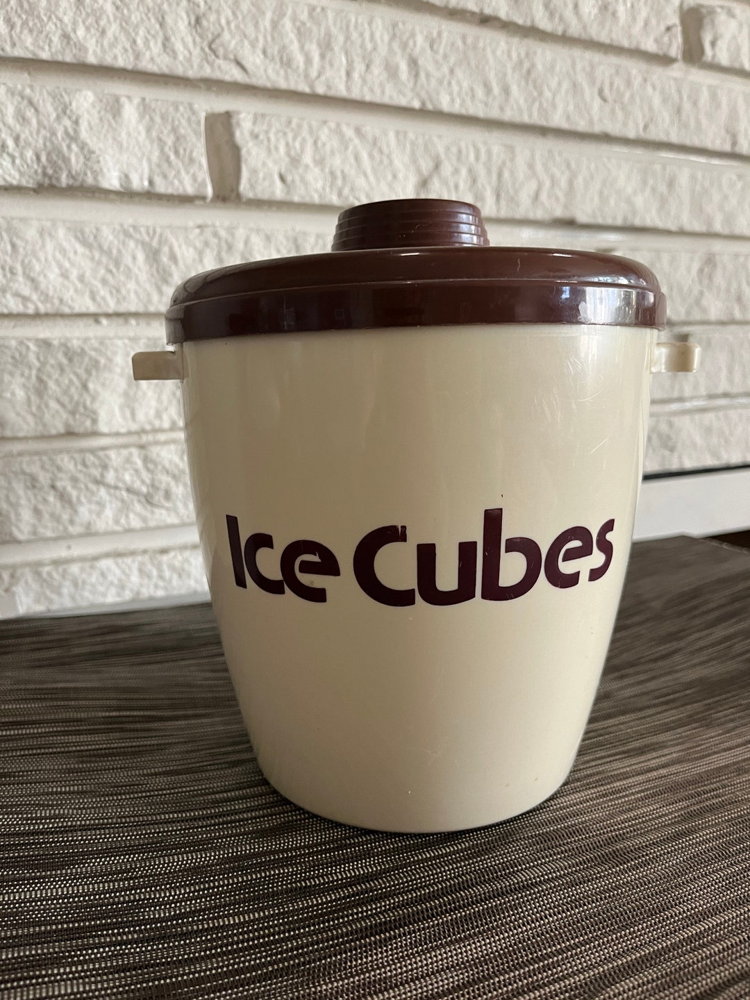 Plastic Retro Ice Cube Bucket Etsy