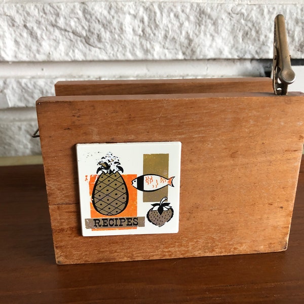 Recipe Card Box Etsy