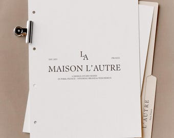 30 Canva Logo Templates: Luxury Premade Branding Kit for Beauty, Wellness and Creative Businesses