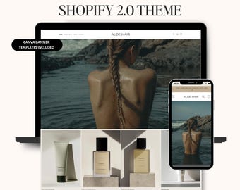 Neutral Hair & Beauty Shopify Theme – Clean Luxury Aesthetic for Skincare Brands