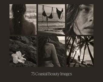 Wellness Stock Images, Luxury Image collection: 75 Black and White beauty images (PNG)