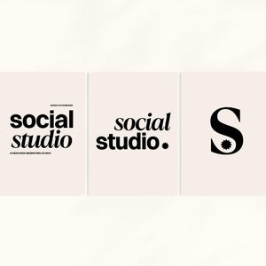 Logo Kit, Minimalist logo, Brand Business Owners, Brand Design logo kit, Professional Branding, Modern Simple Logo KIT, Social Media Manager