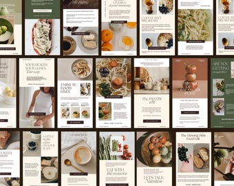 Newsletter Templates for Canva, 30 Email Marketing Templates, Flodesk Mailchimp, Substack Email Template Kit