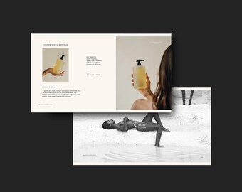 Brand Guidelines Template | 29 - Page Editable Slides for Beauty & Wellness Businesses