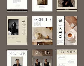 Minimalist Email Templates: Editable Canva Business E-mail