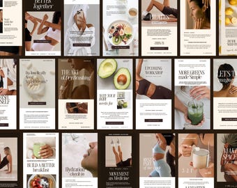 Newsletter Templates for Canva, Email Marketing Templates, Flodesk Mailchimp, Substack Email Template Kit
