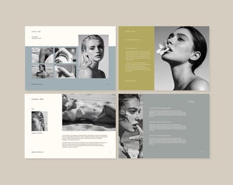 Wellness Brand Portfolio Template | Canva Brand Presentation | Beauty & Skincare Portfolio | Creative Studio Case Study