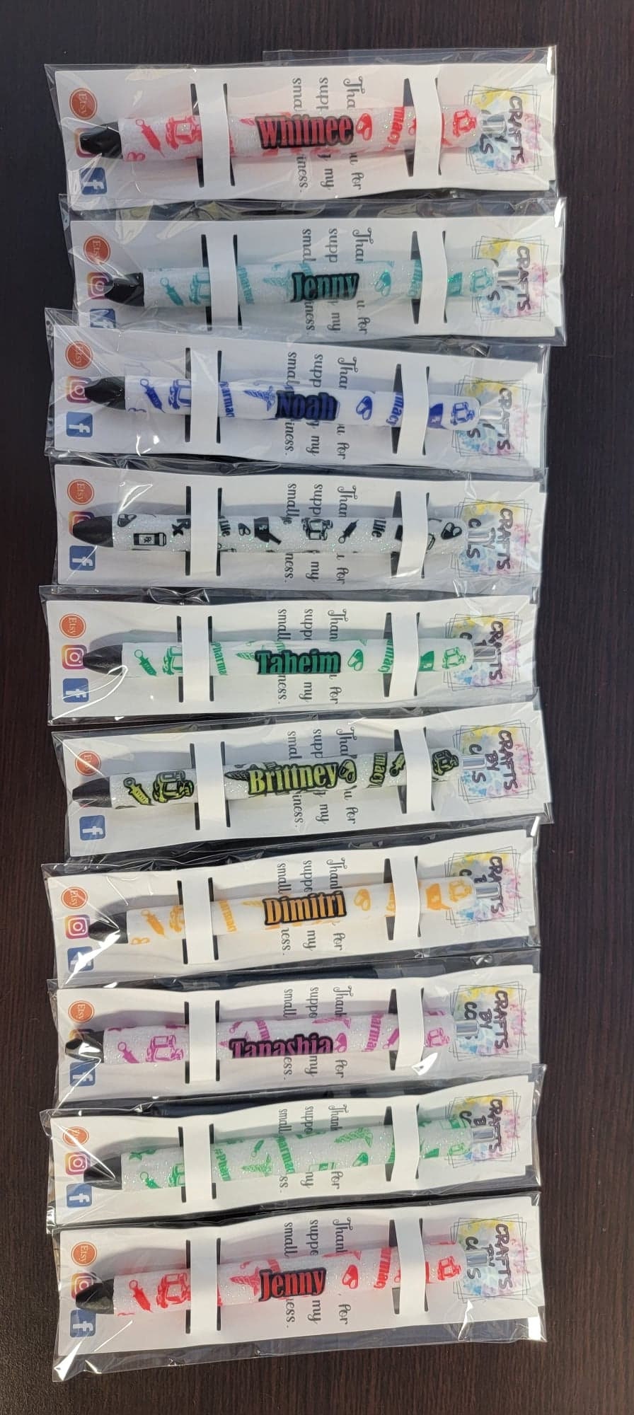 Pharmacy Life // Custom Pharmacy Pen // Office Supplies // Glitter Pen ...