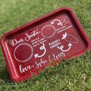 Santa&#39;s cookie tray