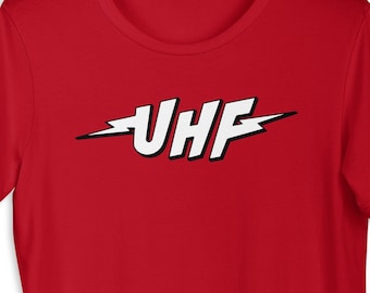 UHF Movie Logo T-Shirt, Weird Al, Cult Classic