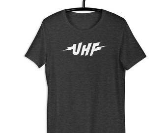 UHF Movie Logo alt design: Heather Colors, Weird Al Yankovic T-Shirt, Unisex Tee, Women Men Shirt, 80S, wierd, weird al shirt