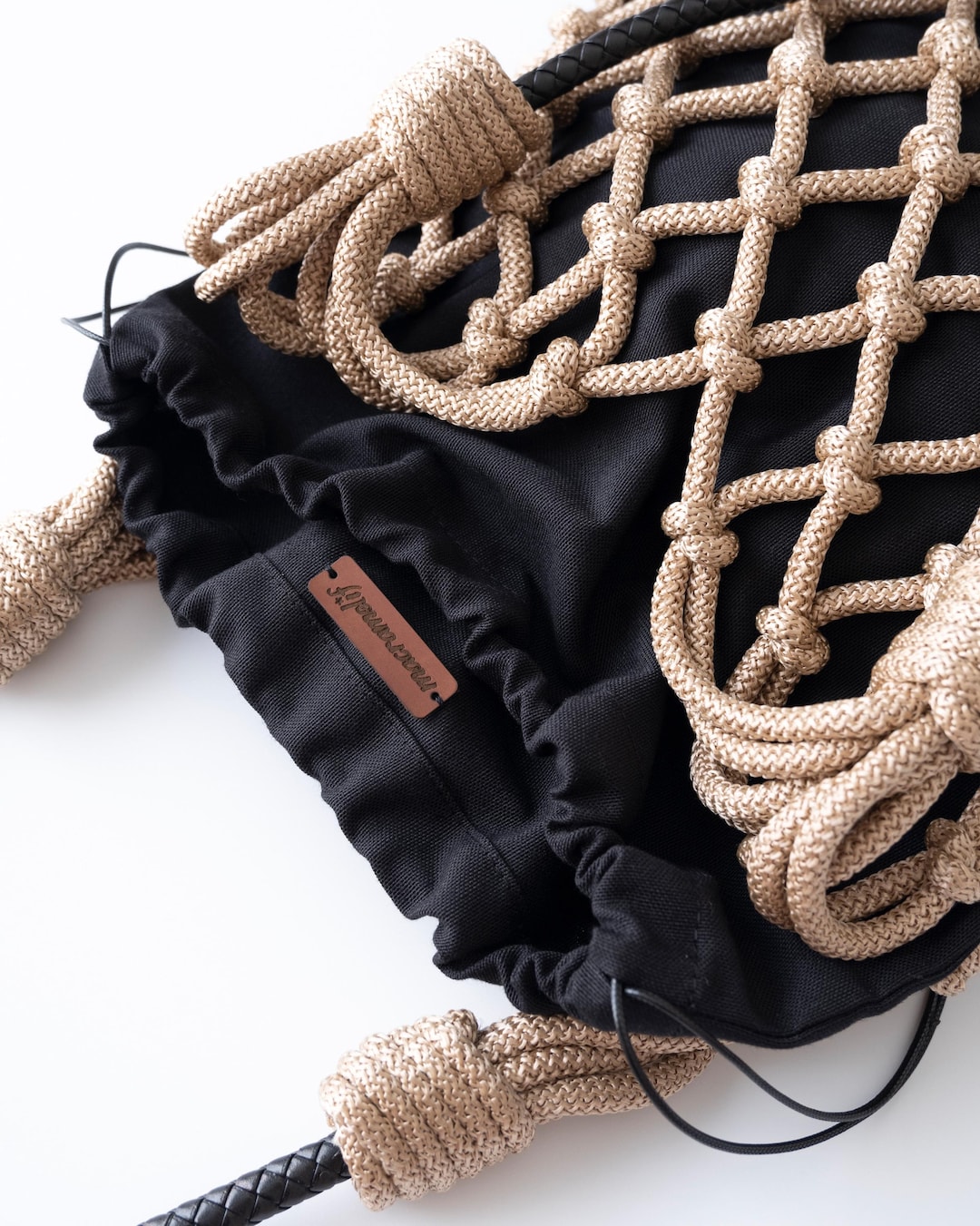 Linen Drawstring Pouch | Macrame Bag Insert | Replacement Lining - Etsy