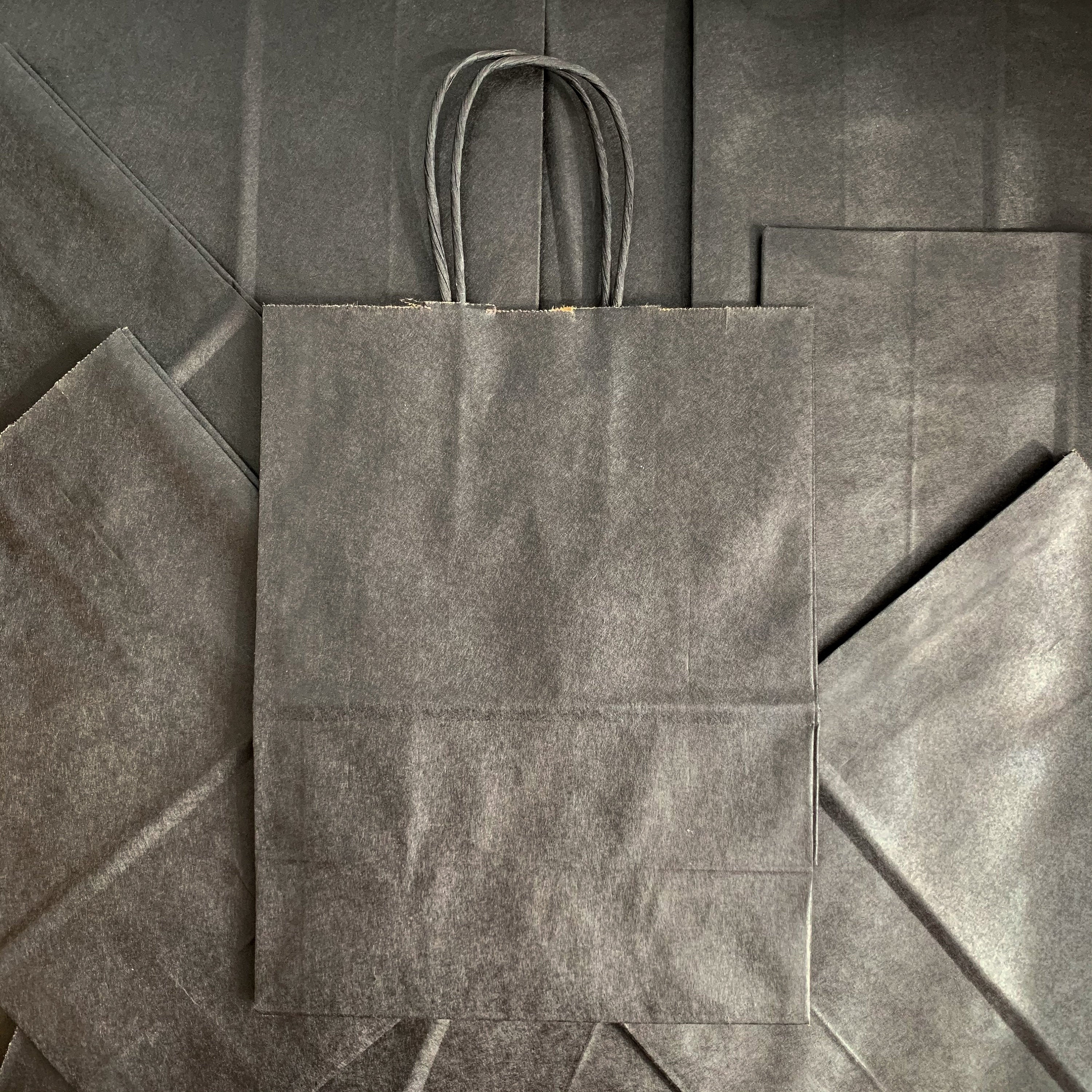 25 Pack of Black Kraft Bags Set of 25 Black Gift Bags 8 x Etsy