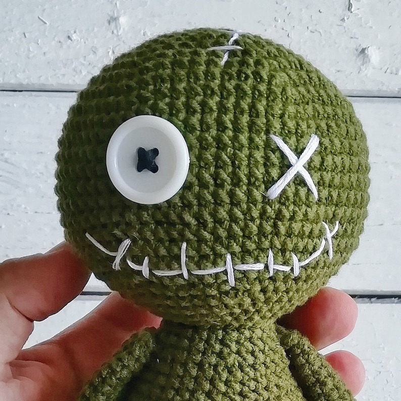 Amigurumi voodoo Zombie Doll creepy cute doll crochet Etsy