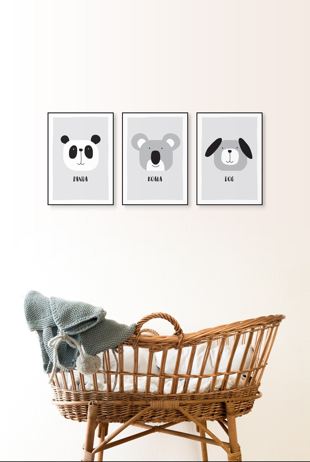 Panda Baby Wall Art Poster | Cute Panda Nursery Art | Panda ...