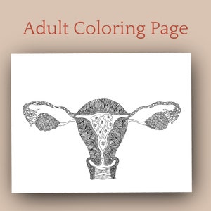 Zen Uterus Coloring Page
