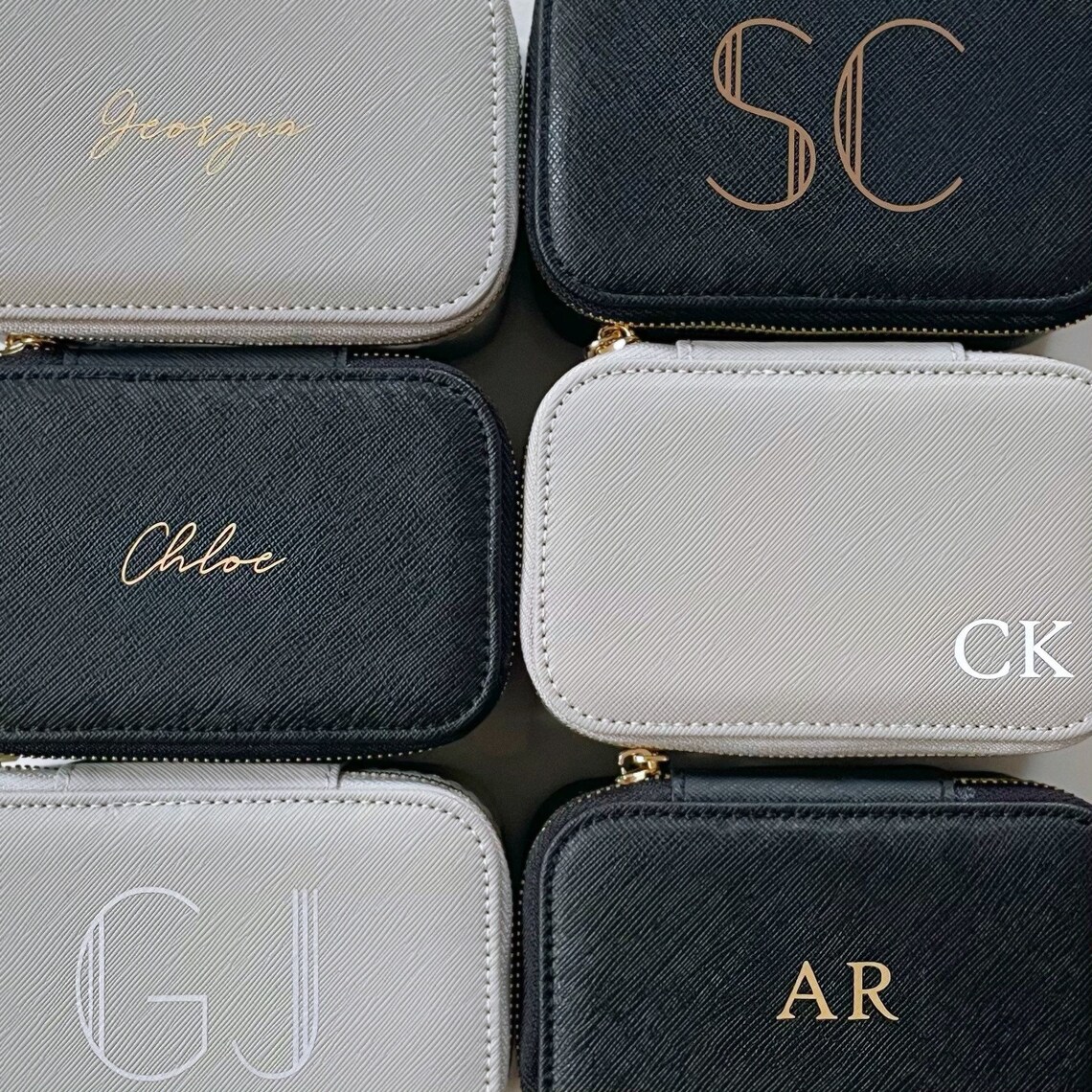 Luxury Personalised Jewellery Box With Name or Initials | Etsy