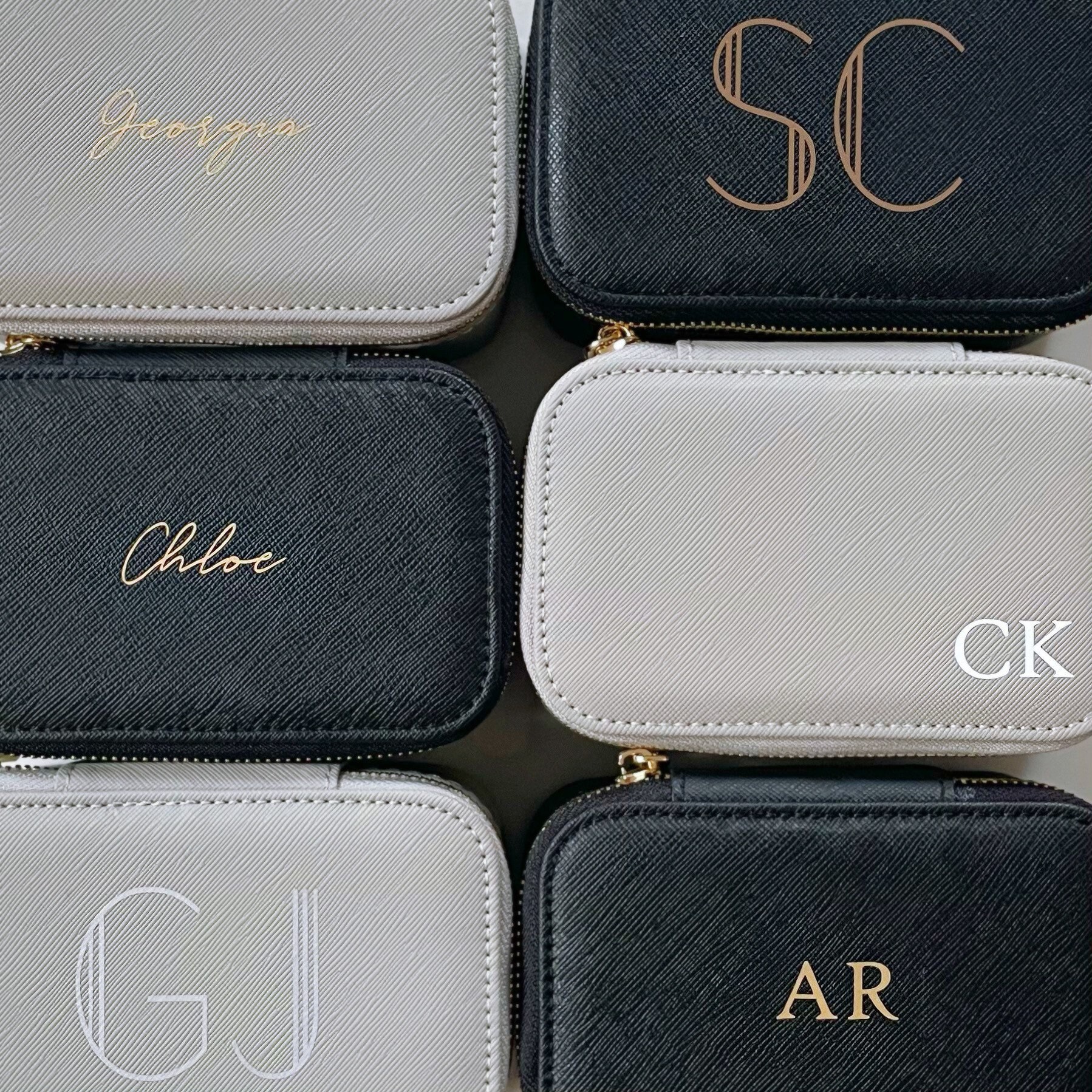 Luxury Personalised Jewellery Box With Name or Initials | Etsy