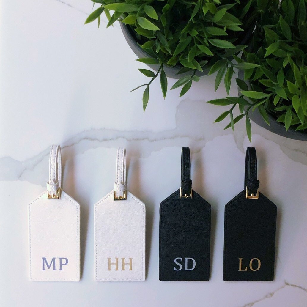 Personalised Luggage Tag With Initials 