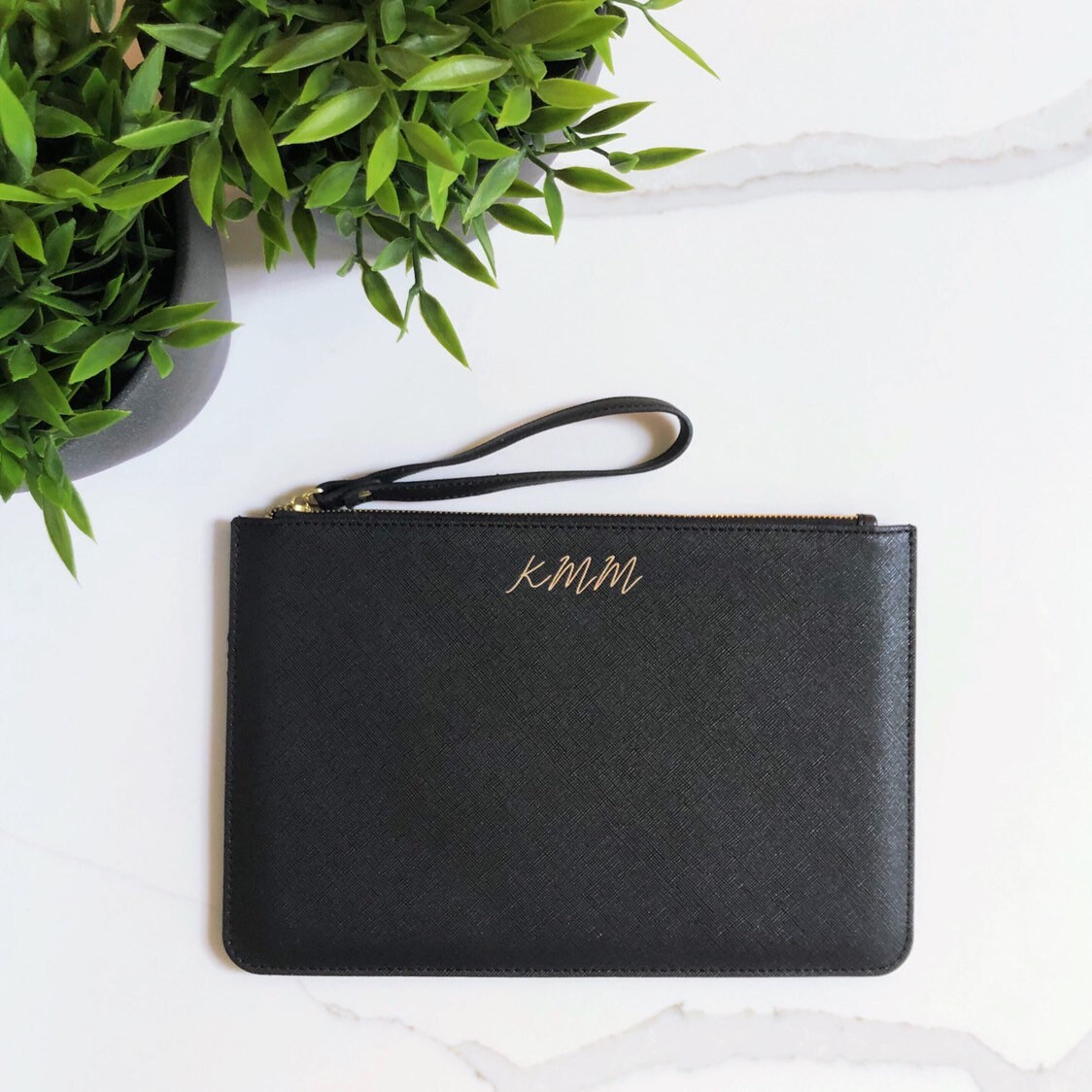 Personalised Script Name Clutch Bag Custom Made Monogram Etsy