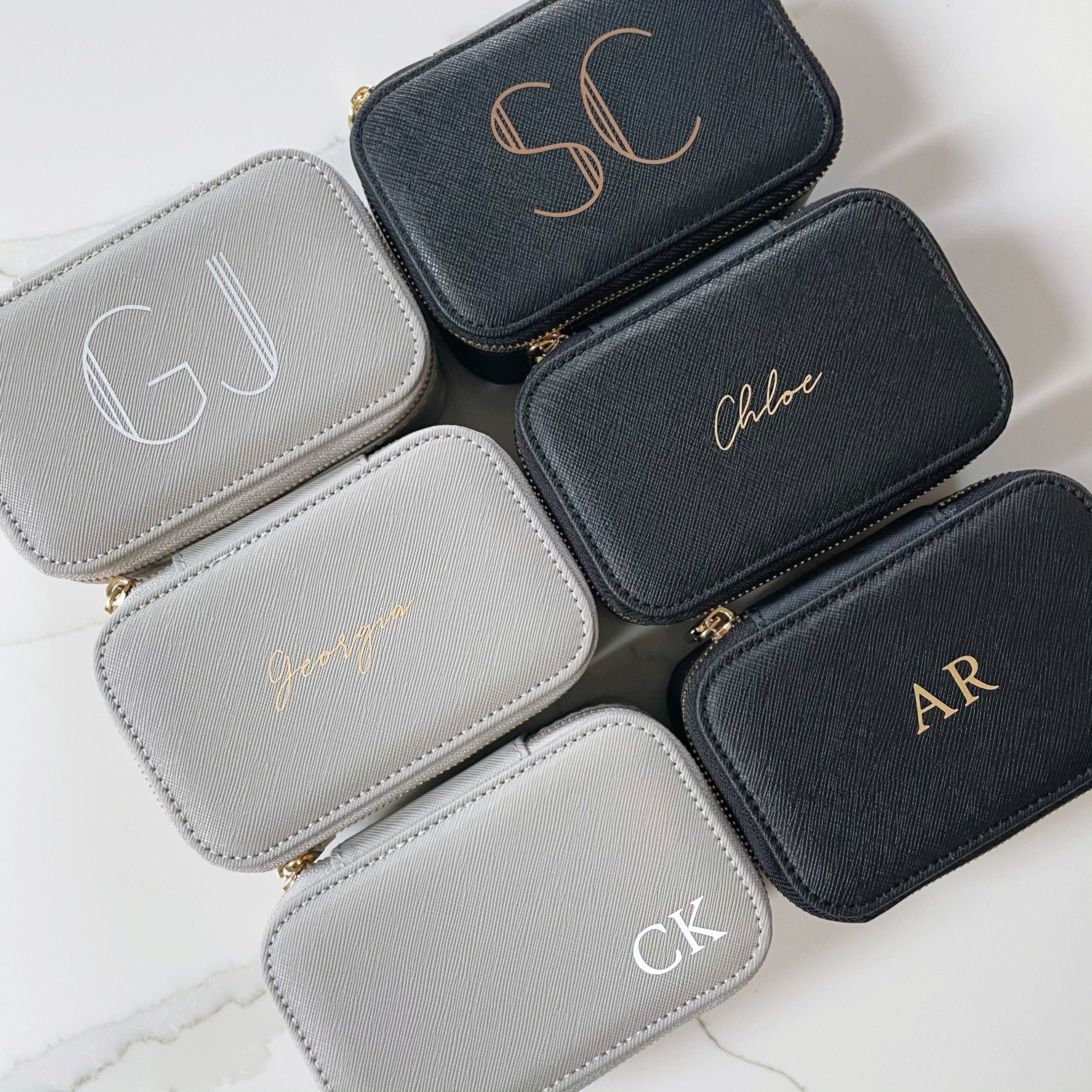 Luxury Personalised Jewellery Box With Name or Initials Etsy UK