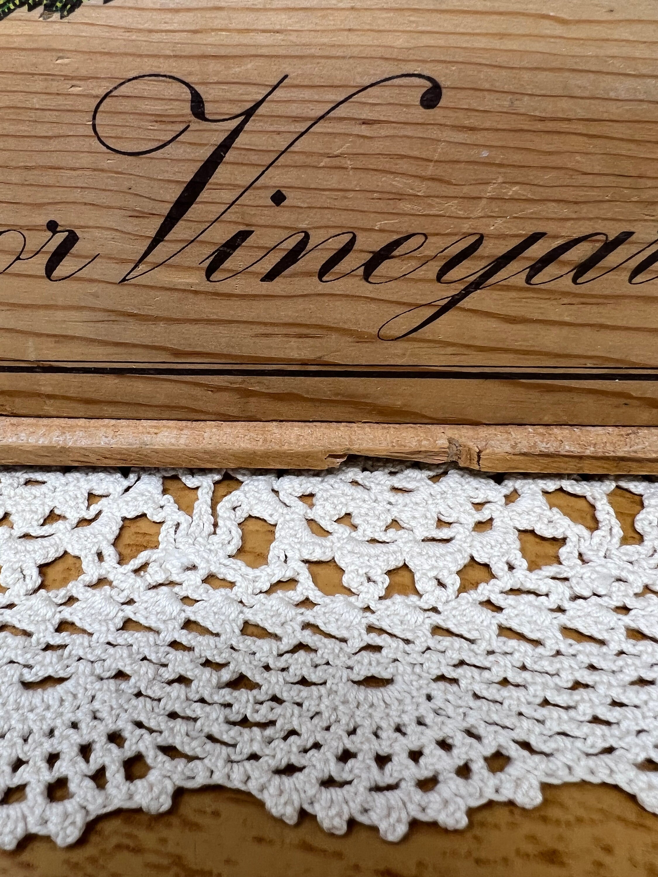 Wood Wine Box Art Box Vintage Wood Wine Box Storage Bar Etsy