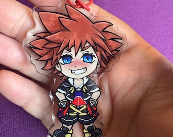 KH 2 Chibi Sora  | 2.5” Acrylic Keychain