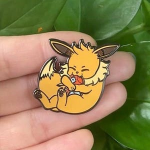 Chomp’n Eevees | 1.5” Hard Enamel Pins